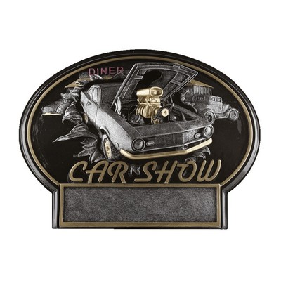 7.25" Car Show Burst Thru Resin Award