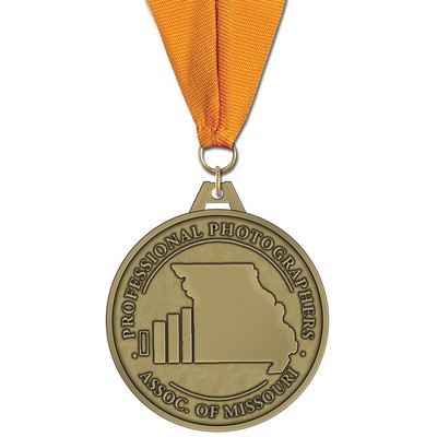 HS Medal w/Grosgrain Neck Ribbon (2½")