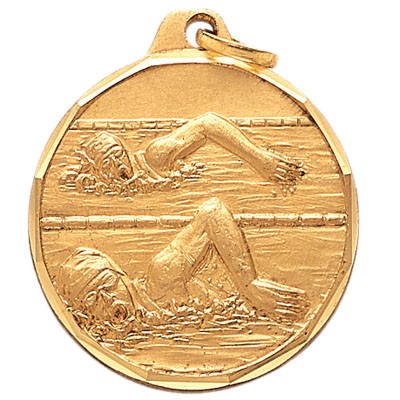 1 1/4" E Series Die Struck Female Freestyle Swim Medal