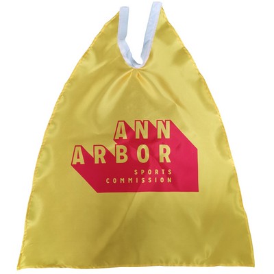 Satin Super Hero Cape-Spot Color