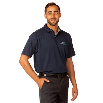 Zorrel® Islington Syntrel™ Men's Stretch Polo w/Stripe Accents