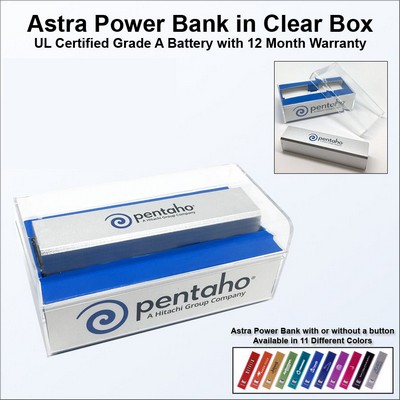 Astra Power Bank in Clear Box - 2000 mAh No Extra Tariff