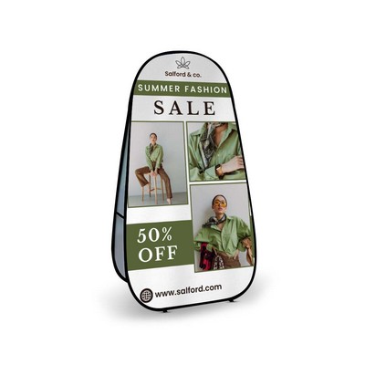 Vertical Pop Up Banner (2.29' x 3.44' )