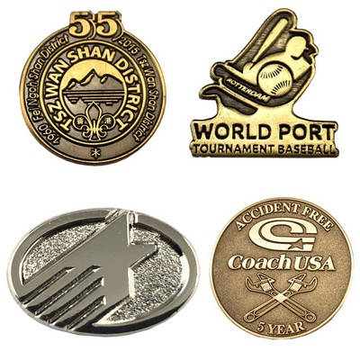 2" Custom Die Struck Lapel Pin