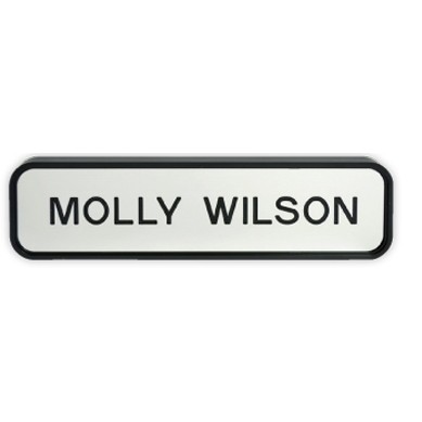 Designer Wall Sign with Holder, 2" x 10"