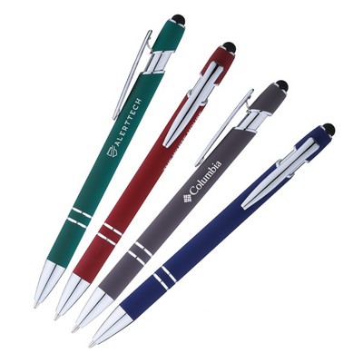 Solace Metal Twist-Action Stylus Ballpoint Pen