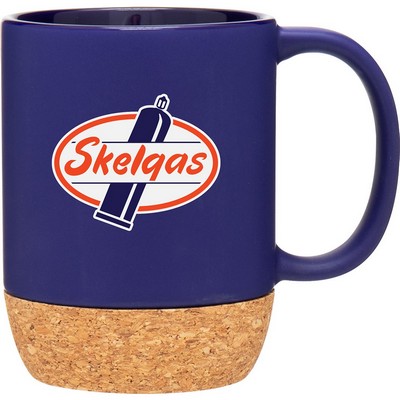 13 oz Beck Ceramic Mug (Cobalt Blue)