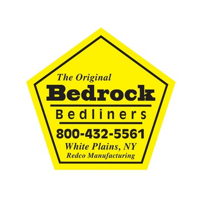 Rough Surface Adhesive Decal | Custom | Die Cut Shape | Yellow Vinyl | 5 or Less Sq In