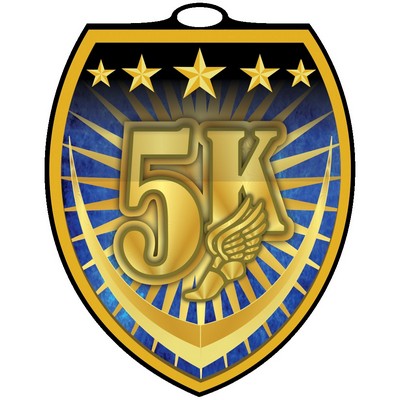 Vibraprint® Shield 5K Medallion (3")