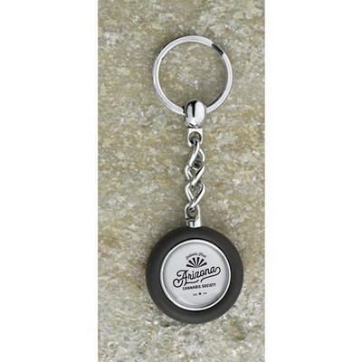 Round Frosted Domed Key Holder