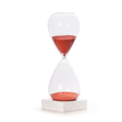Sand Timer with Marble Base