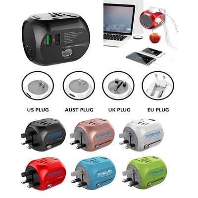 Promotek iBank® World Travel Adapter for 150 countries