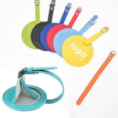 Round Luggage Tag