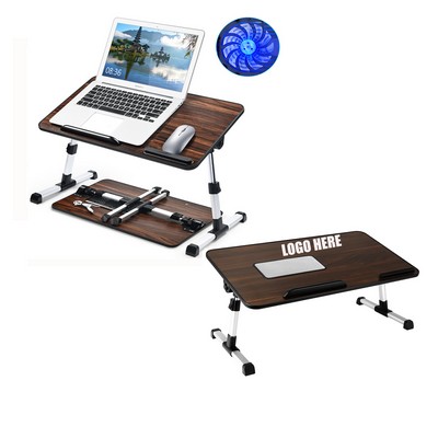 Foldable Laptop Desk w/Cooling Fan