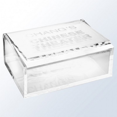 Acrylic Gift Box, 6 3/4" x 4 3/4"