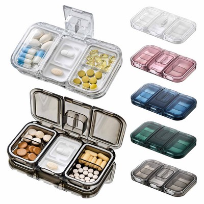 Plastic Compartment Pill Box