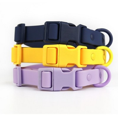 Macaron-colored pet collar