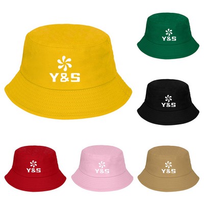 Foldable Cotton Bucket Hat