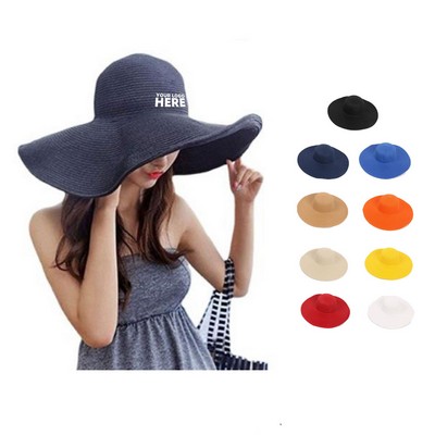 Women Large Brim Straw Hat