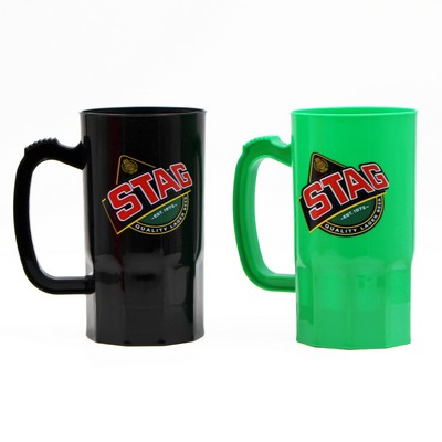 23oz Single Wall Stein Plastic Beer Mug