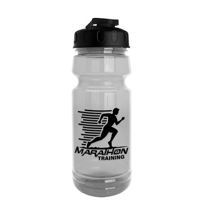 Garyline® Trainer Clear Bottle with Flip-Top Lid - 24 oz.