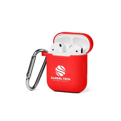 Silicone Earbud Case with Carabiner