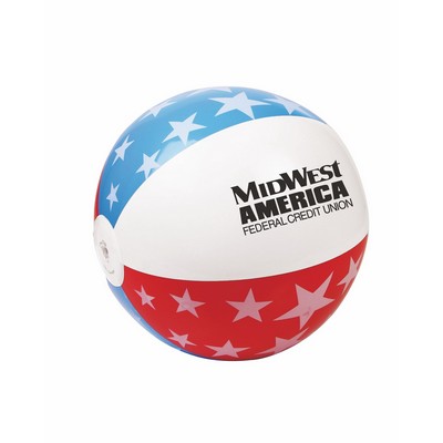 16" Patriotic Inflatable Beach Ball