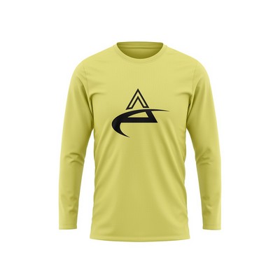 Adult and Kids' Custom 6.2 oz Cotton Long Sleeve T-Shirt -