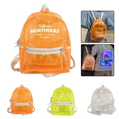 Led Strip Lights Clear Backpack