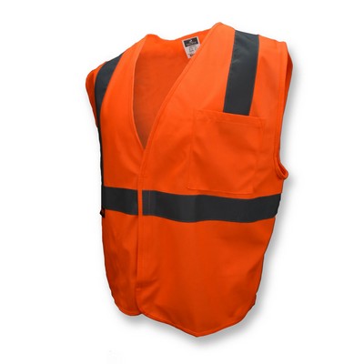 Radians® Economy Type R Class 2 Mesh Safety Vest with Two-Tone Trim