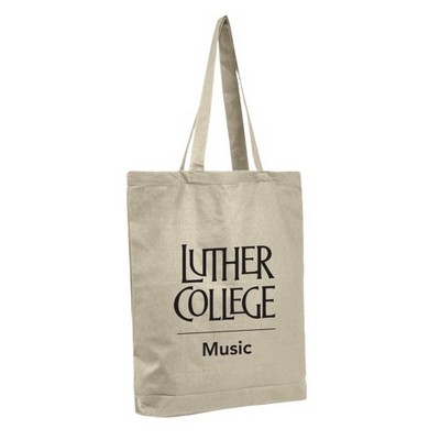 Cotton Sheeting Tote with Gusset (15" X 16" X 3")