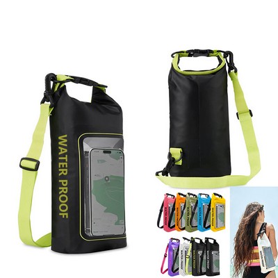 2L Foldable Waterproof Dry Bag w/A Window