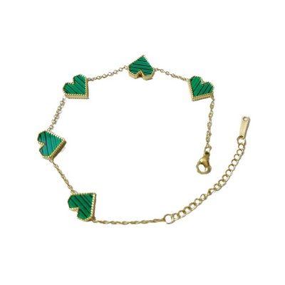 Heart Shaped Link Bracelets