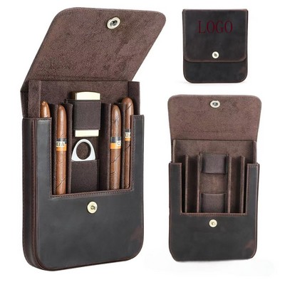 Box Pen Storage Small Case Delicate Organizer Leather