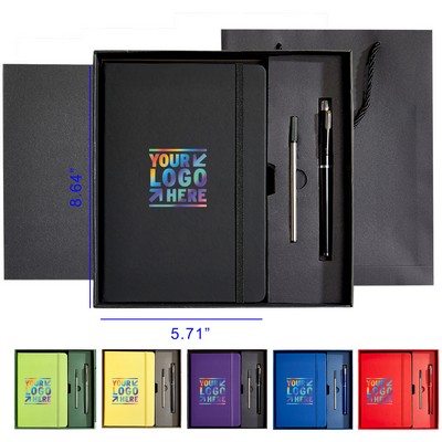 Pu Cover Lined Page Note Book Set