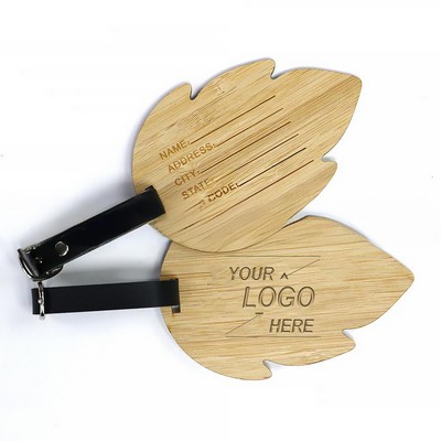 Wooden Travel Luggage Tag