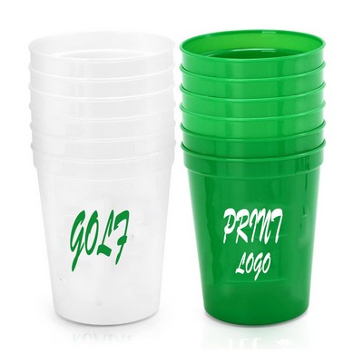 16 Oz. Golf Smooth Wall Plastic Stadium Cups
