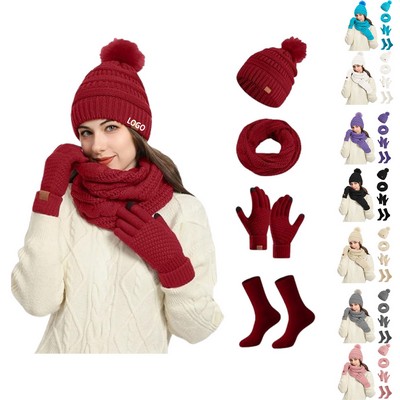 Ladies Warm 4 Piece Set
