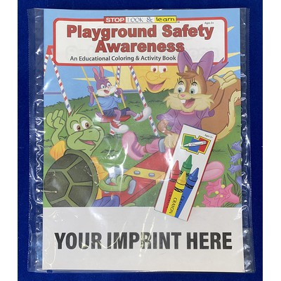 Playground Safety Awareness Coloring Book Fun Pack