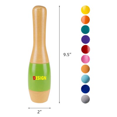 Wooden Lawn Bowling