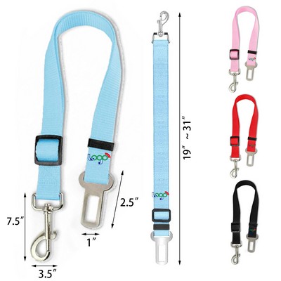 Adjustable Nylon Pet Seatbelt