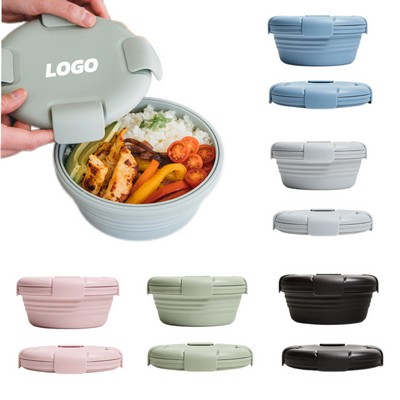 37 Oz Portable Collapsible Silicone Lunch Box