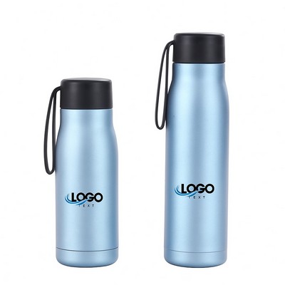 Stainless Steel Cup with Double Wall Insulation and Portable Band Lid (400ml / 550ml)