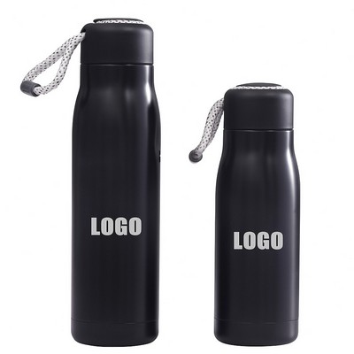Stainless Steel Cup with Double Wall Insulation Portable Band Lid (400ml / 550ml)