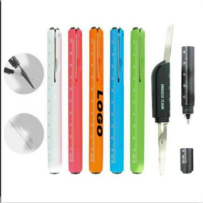 3 in 1 Multi-function Pen With Knife & Scissors