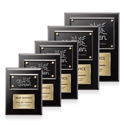 Gossamer Plaque - Black/Gold