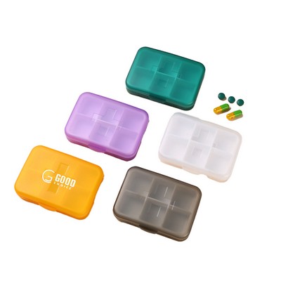 Medicine Pill Box 6 Compartments