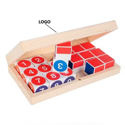 Cube Building Block Learning Tool Box