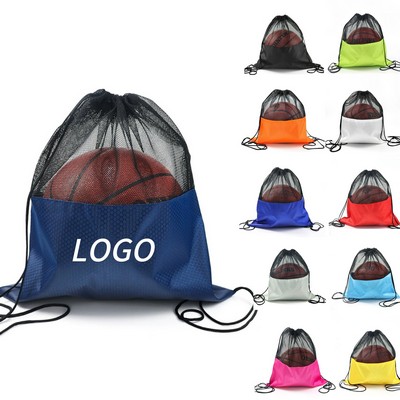 Basketball Drawstring Backpack