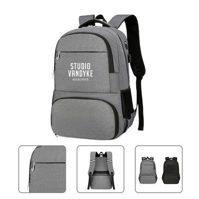 Anti-Theft Backpack w/ Cooler Compartment